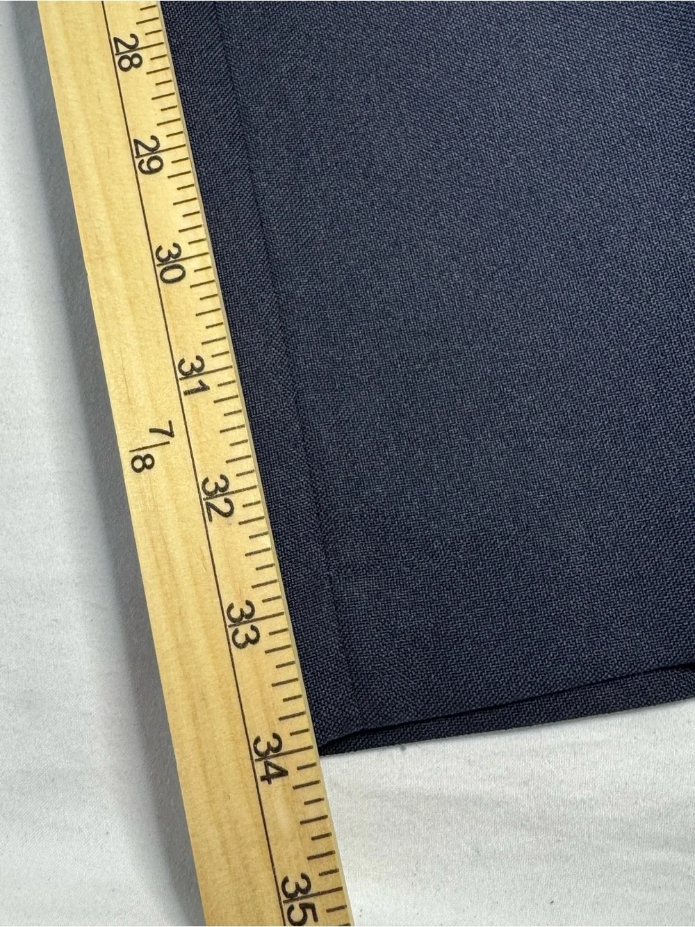 Haggar Men's Pleated Front Dress Pants Navy Classic Fit Straight Leg 38x34